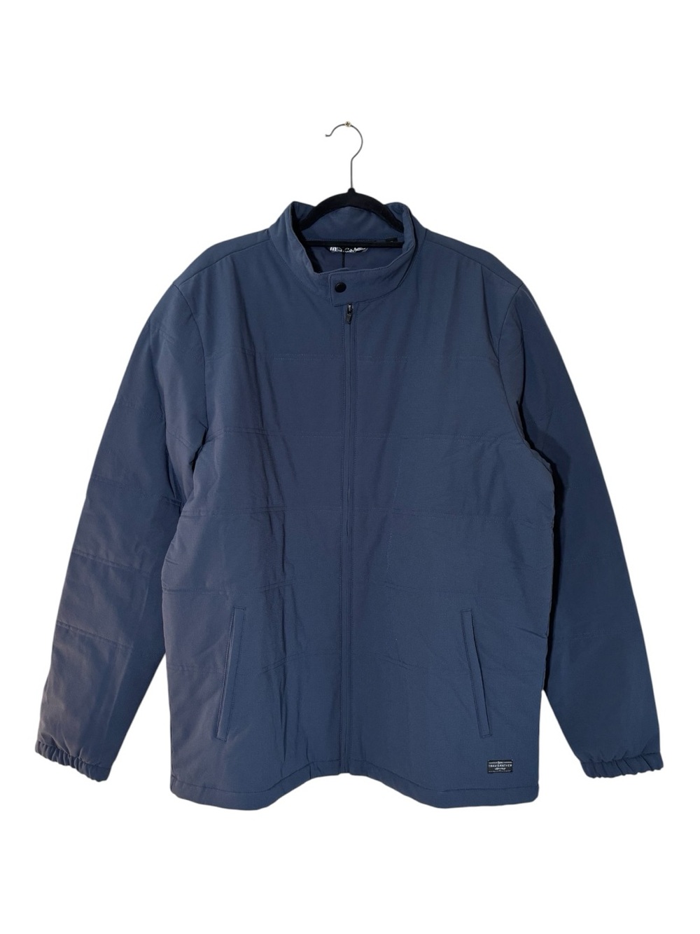 TravisMathew Interlude Puffer Jacket XL Mood Indigo Dark Navy Blue Zip Front NWT